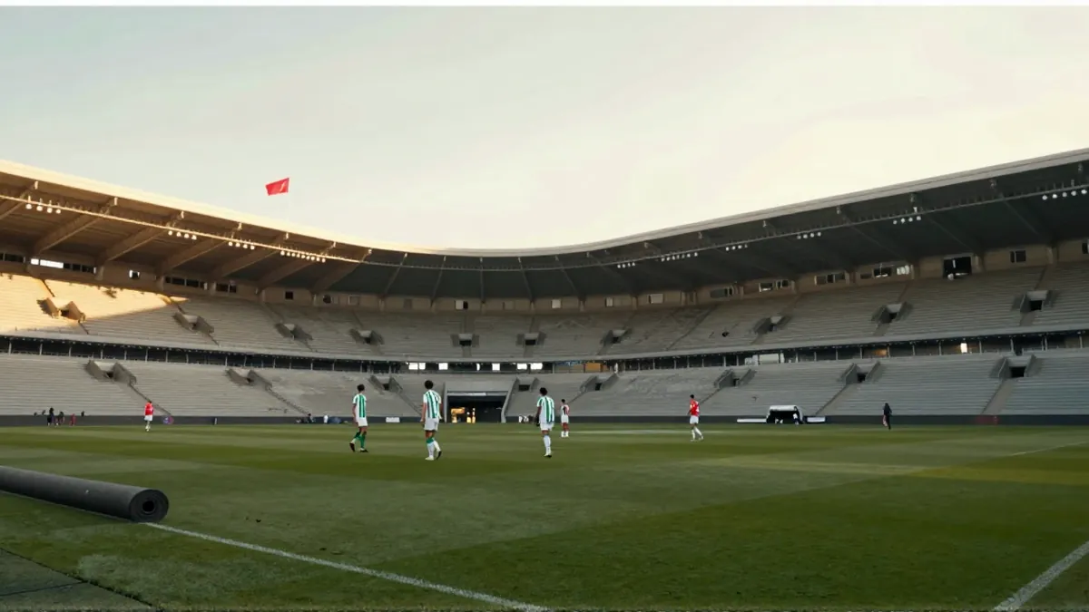 Legia Warszawa revamps stadium as fresh turf rolls in